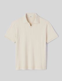 Polo maille fantaisie