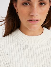 Pull col rond en maille