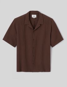 Chemise manches courtes gaze de coton