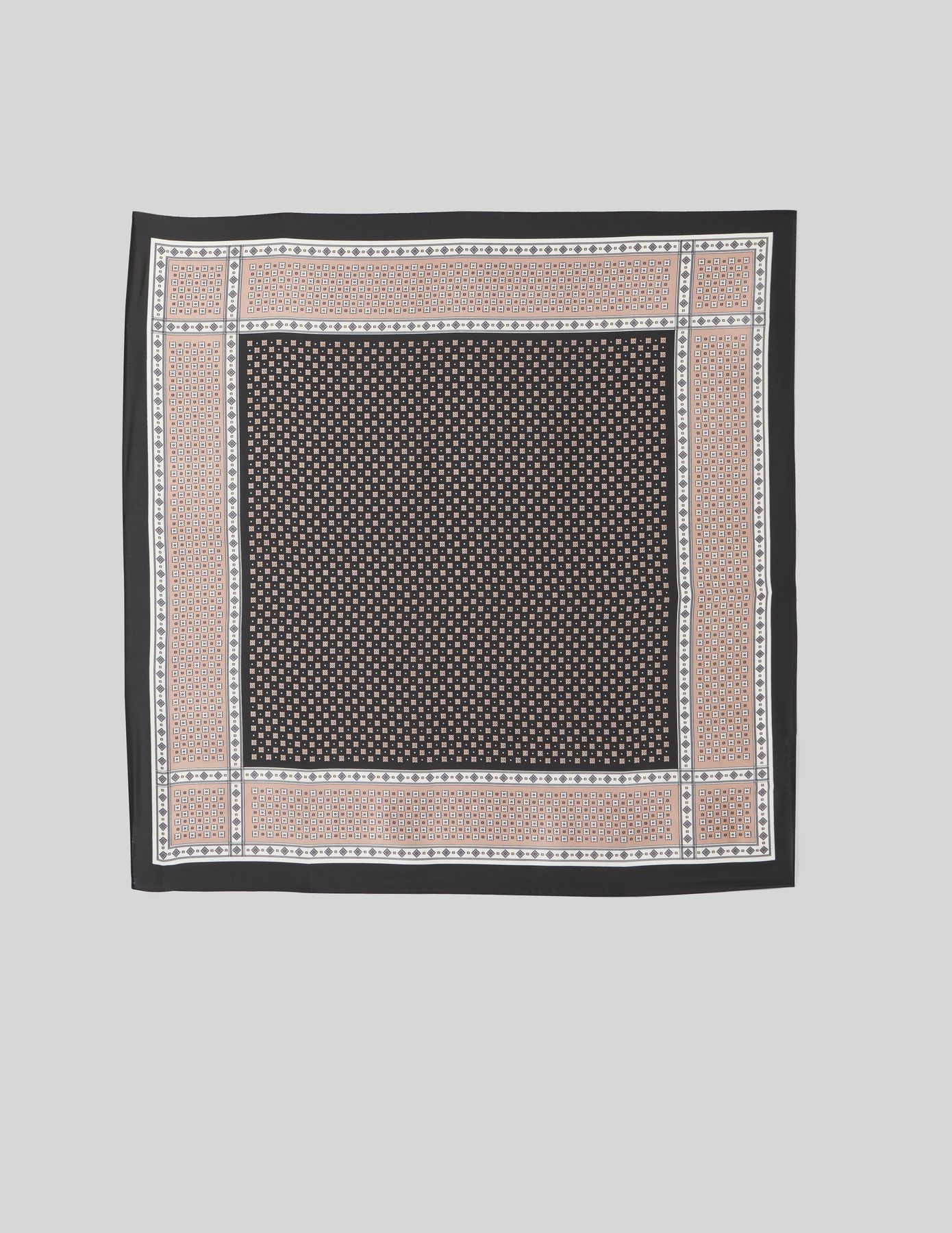 Foulard satin imprimé