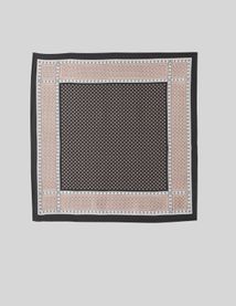 Foulard satin imprimé