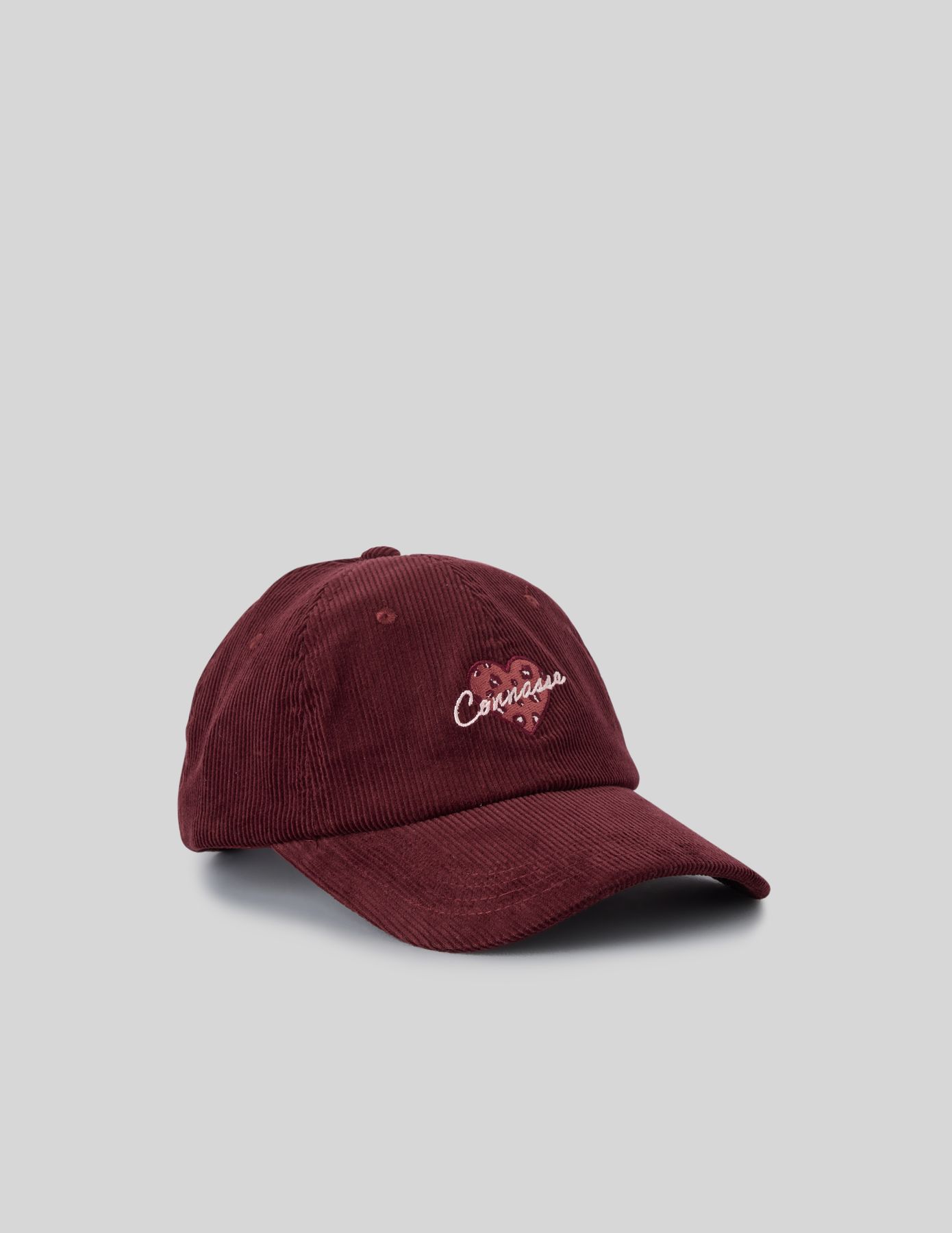 Casquette en velours c&ocirc;tel&eacute;