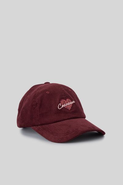 Casquette en velours c&ocirc;tel&eacute;