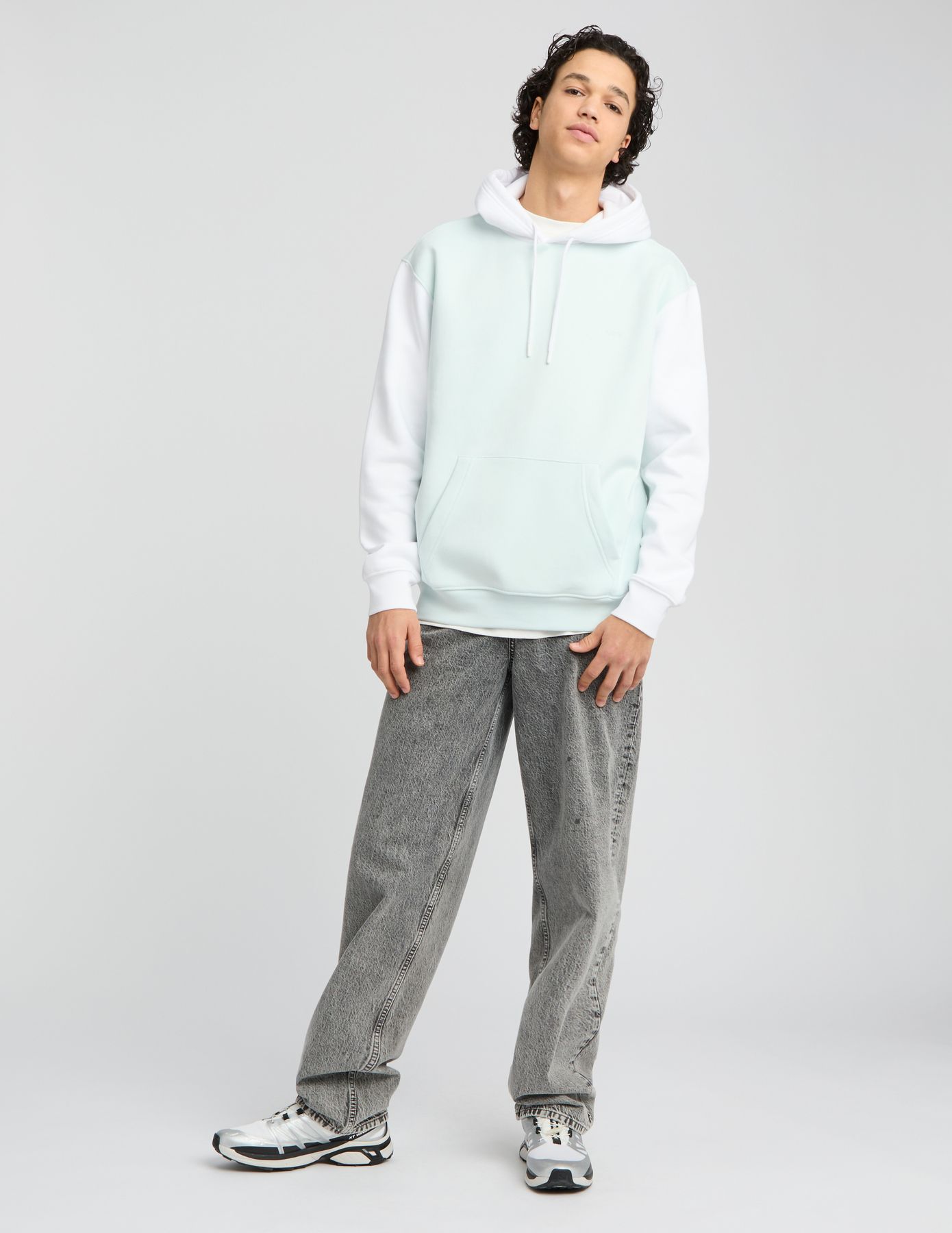 Sweat à capuche colorblock