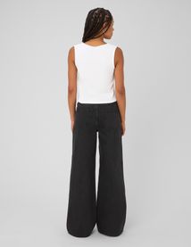 Jean wide leg taille standard