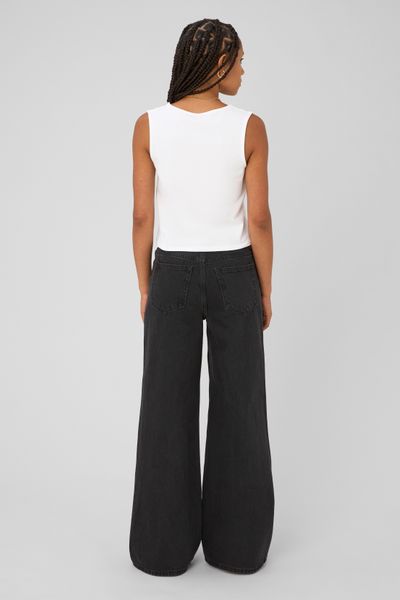 Jean wide leg taille standard