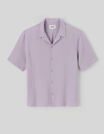 Chemise manches courtes gaze de coton