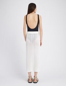 Jupe longue crochet