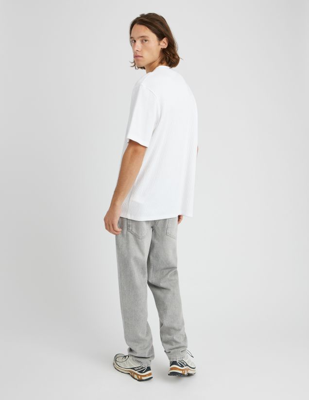 Jean relaxed gris