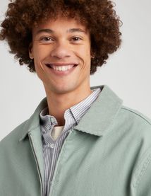 Veste zippée col velours