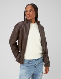 Veste en tissu enduit