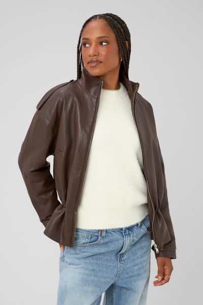 Veste en tissu enduit