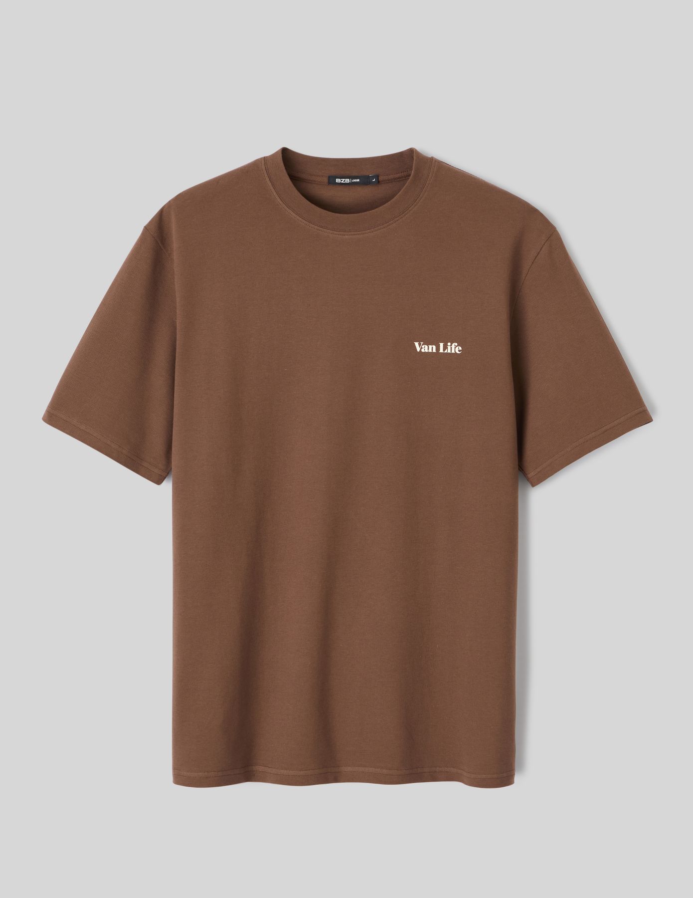 T-shirt gaufré imprimé