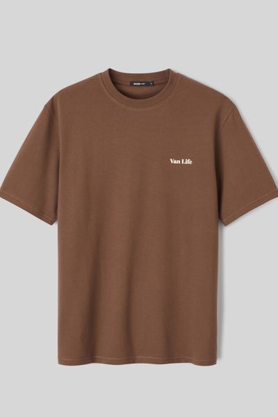 T-shirt gaufré imprimé