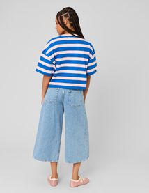 Jupe culotte denim