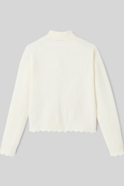 Gilet col polo boutonné