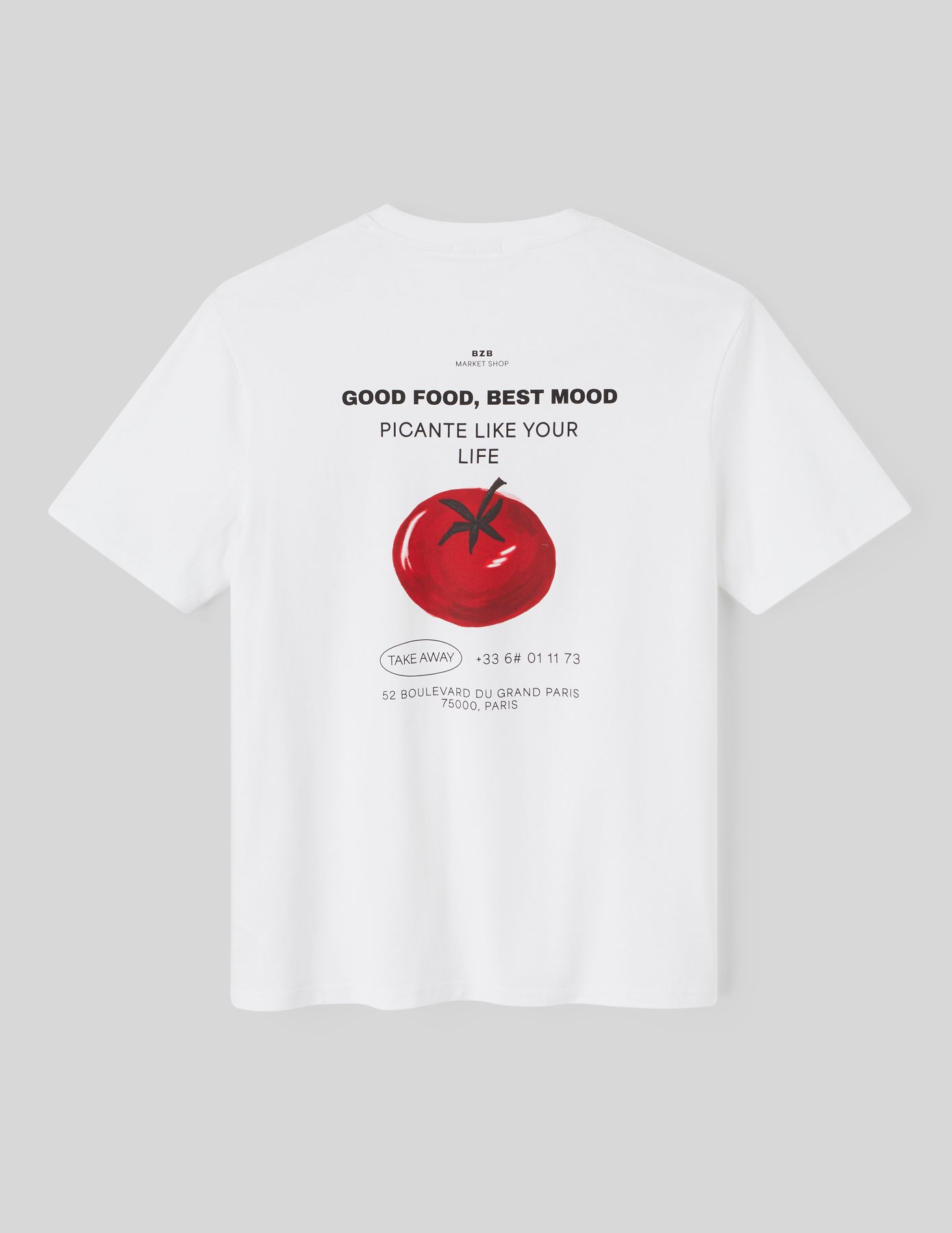 T-shirt imprimé devant dos