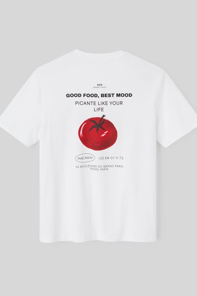 T-shirt imprimé devant dos