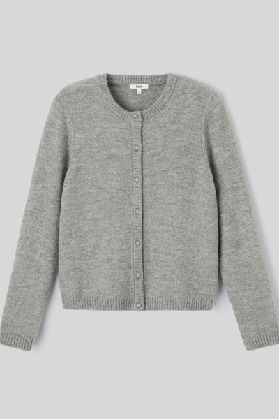 Gilet col rond boutonn&eacute;