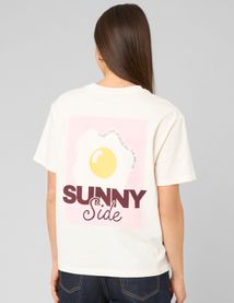 T-shirt imprim&eacute; devant / dos