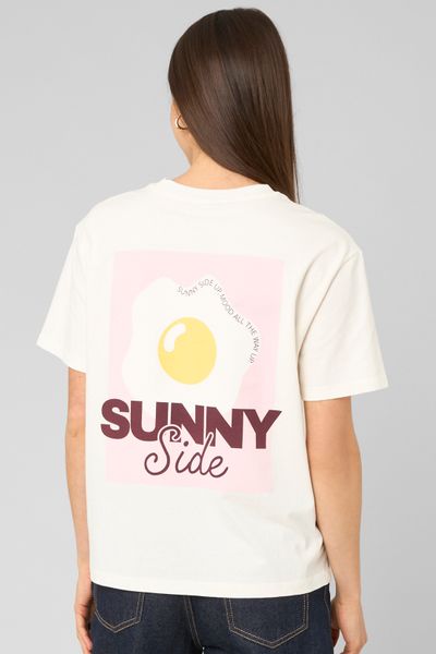 T-shirt imprim&eacute; devant / dos
