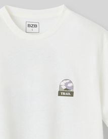 T-shirt imprimé devant/dos