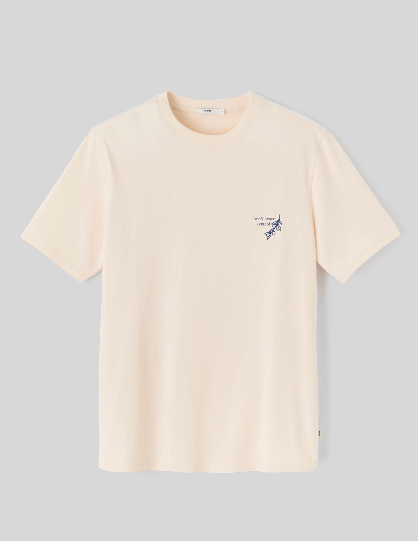 T-shirt brodé à message