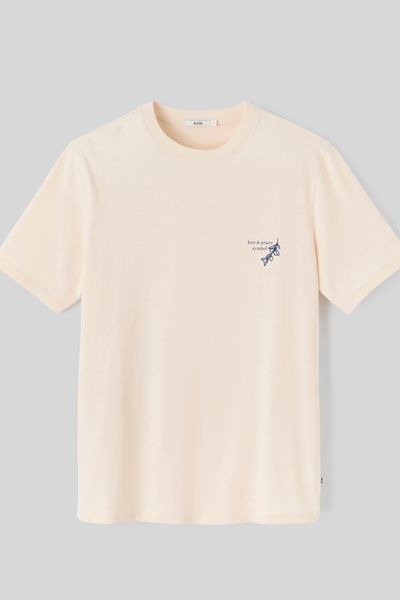 T-shirt brodé à message
