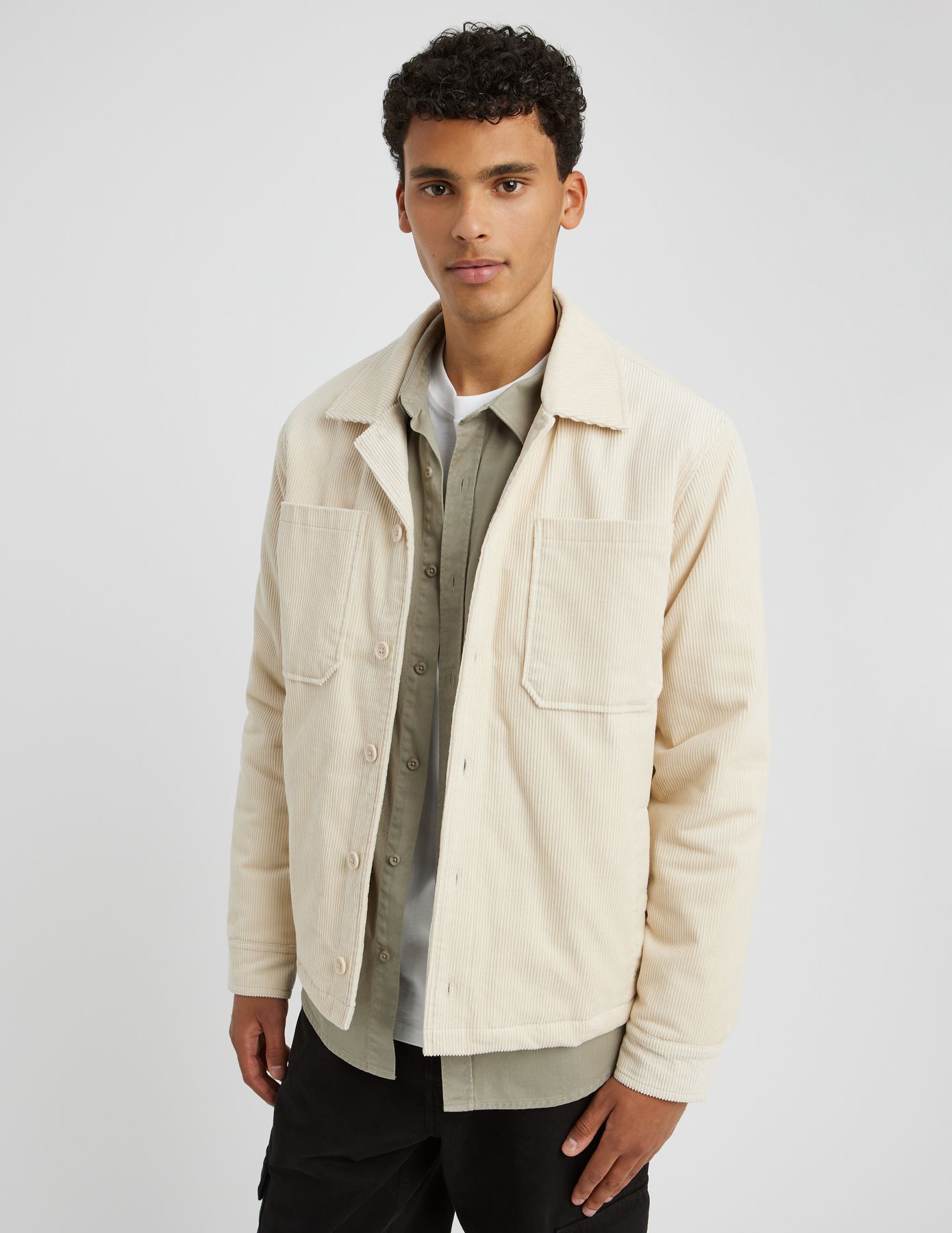 Veste surchemise velours