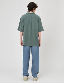 Chemise manches courtes gaze de coton
