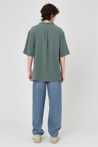 Chemise manches courtes gaze de coton