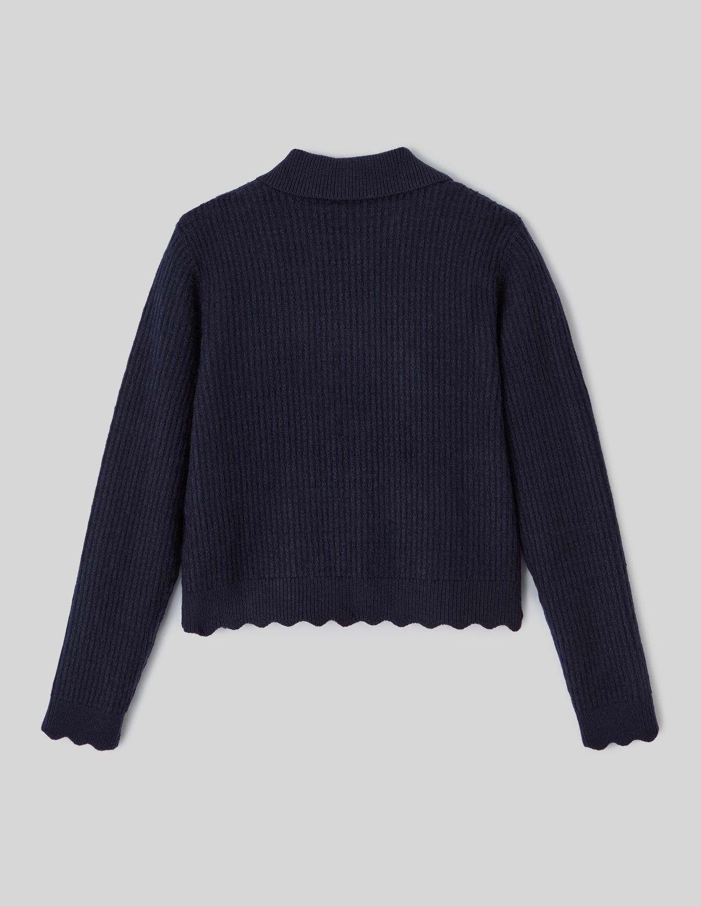 Gilet col polo boutonné