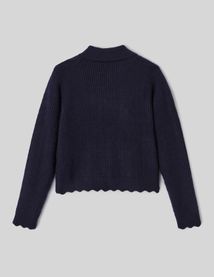 Gilet col polo boutonné