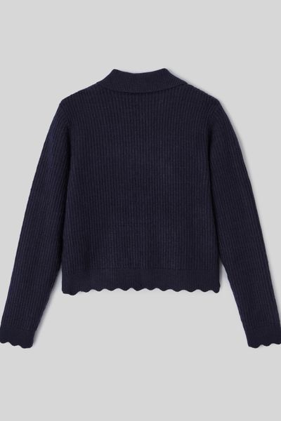Gilet col polo boutonné
