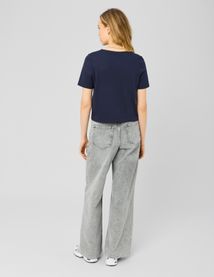 T-shirt boutonn&eacute;