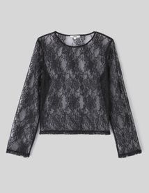 T-shirt en dentelle