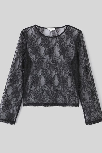 T-shirt en dentelle