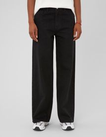 Jean wide leg &agrave; strass