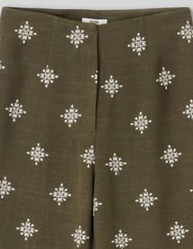 Pantalon brod&eacute;