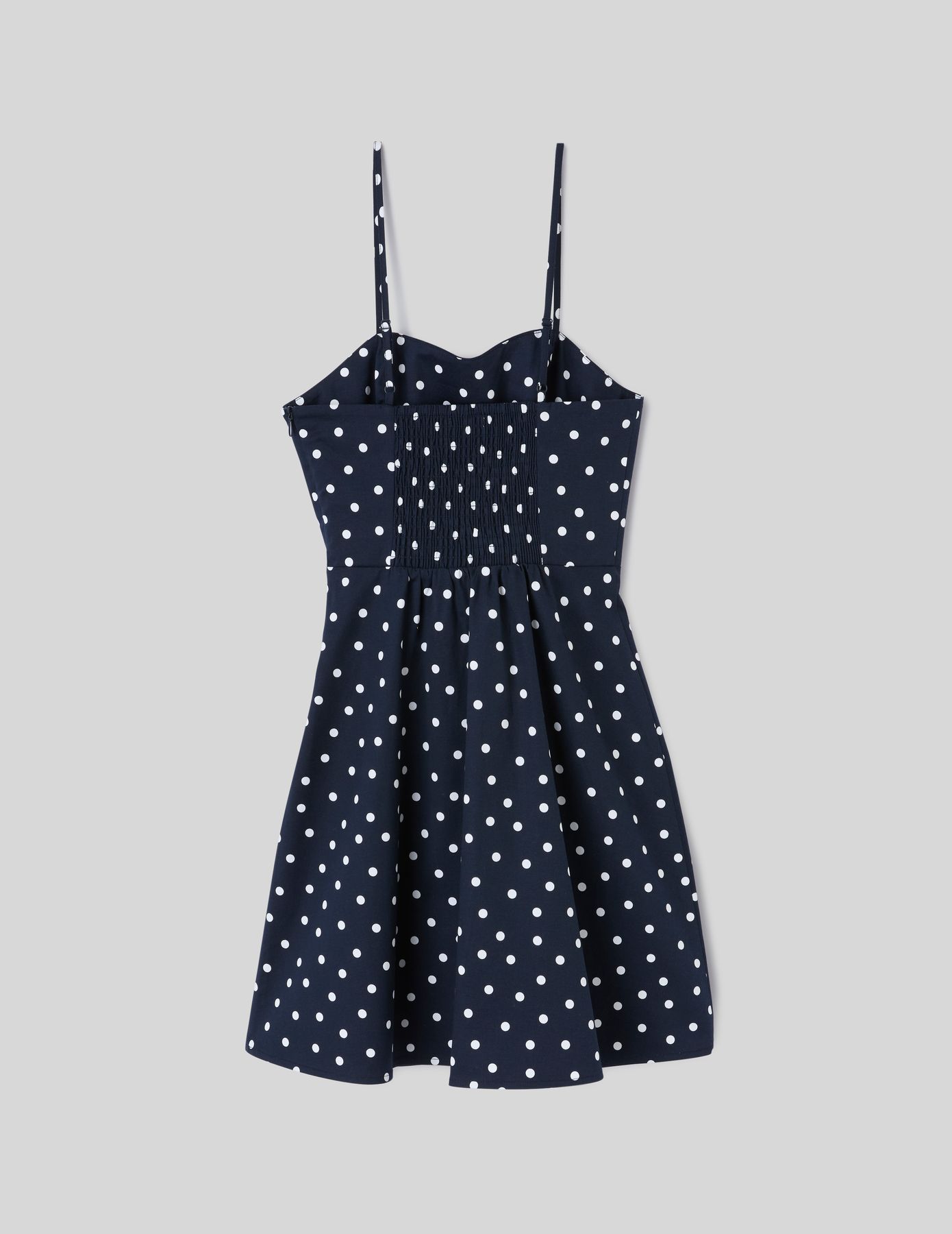 Robe &agrave; bretelles pois