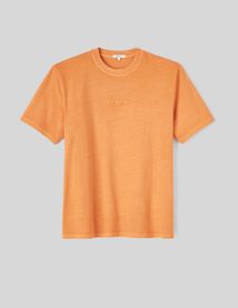 T-shirt message teint en pièce