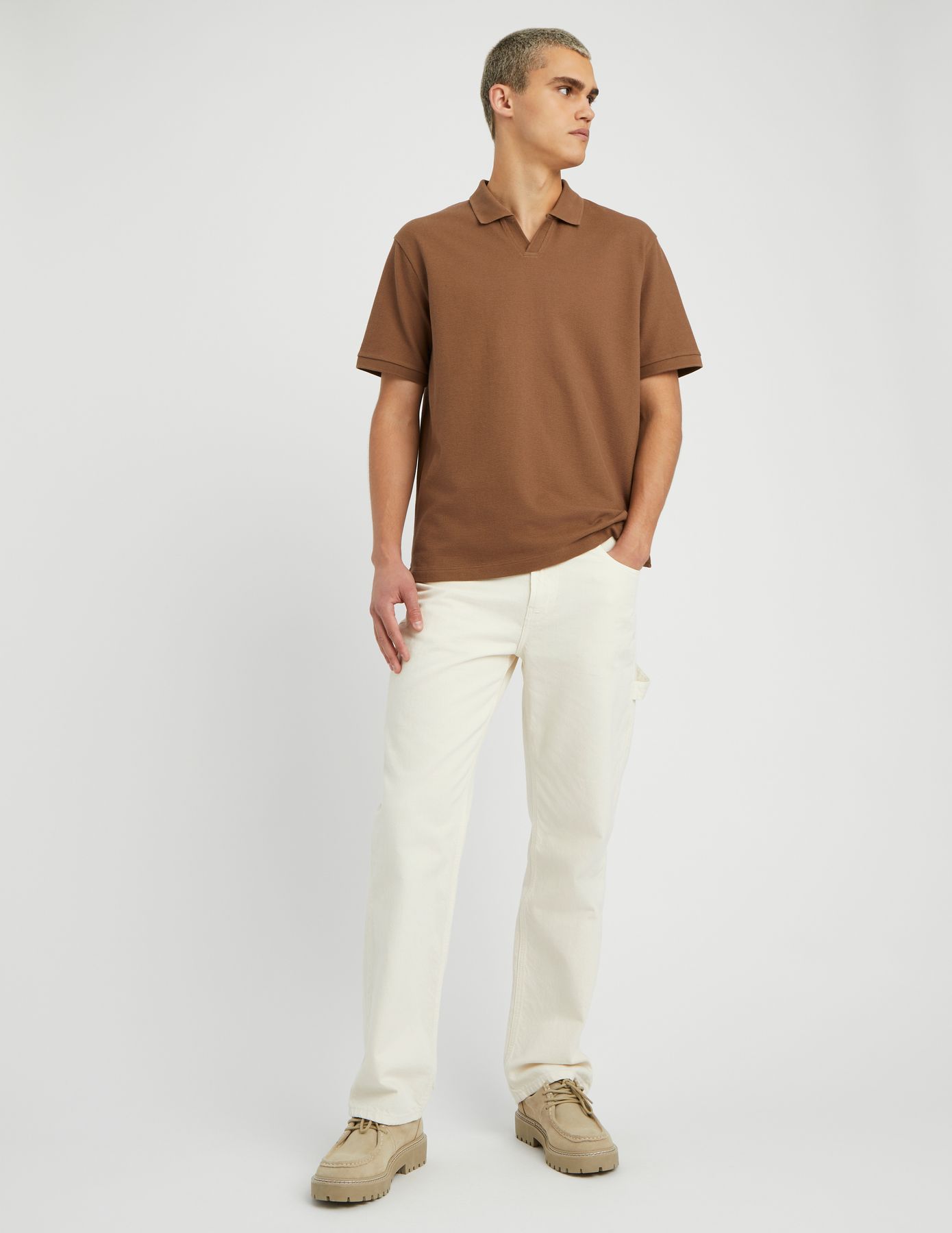 Polo mati&egrave;re fantaisie