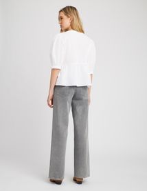 Chemise rayée à nœuds