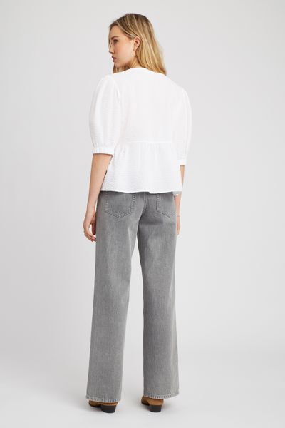 Chemise rayée à nœuds