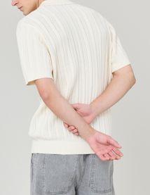 Polo maille fantaisie
