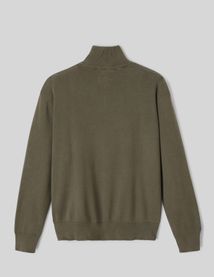 Pull col montant zippé