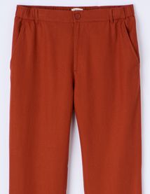 Pantalon de ville coton lin