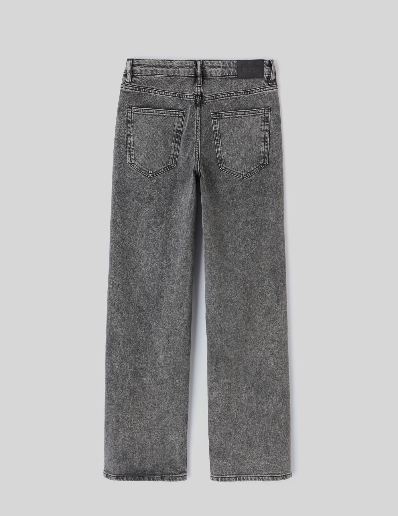 Jean straight taille haute