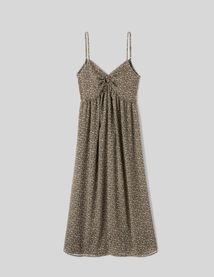 Robe longue imprimée