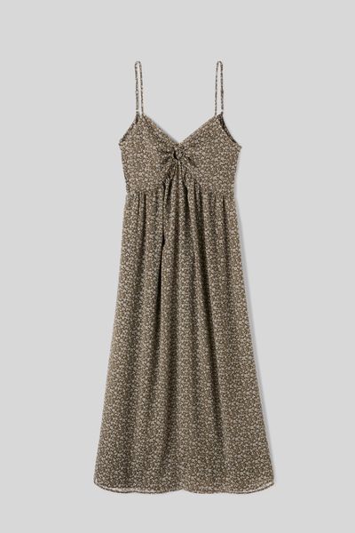 Robe longue imprimée